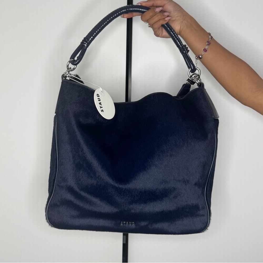 STAUD Navy Blue Shoulder Bag - Picture 6 of 7